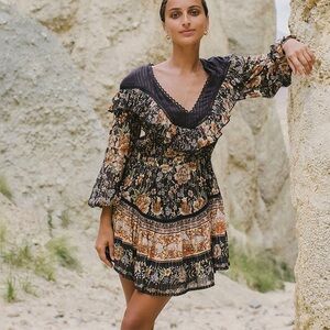 Spell Mystic Mini Floral Dress TRADE ONLY SZ XS